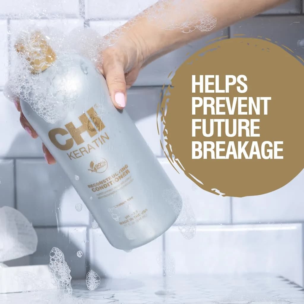 CHI Keratin Reconstructing Conditioner, Delivers Healthier Hair, 32 Oz thumbnail 4