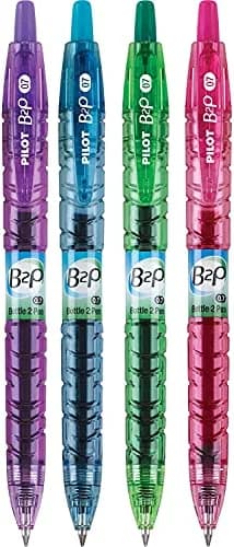 Pilot B2P Colors Gel Pen, Fine Point 0.7mm Assorted Colors | Eco-Friendly Recycled Plastic thumbnail 3