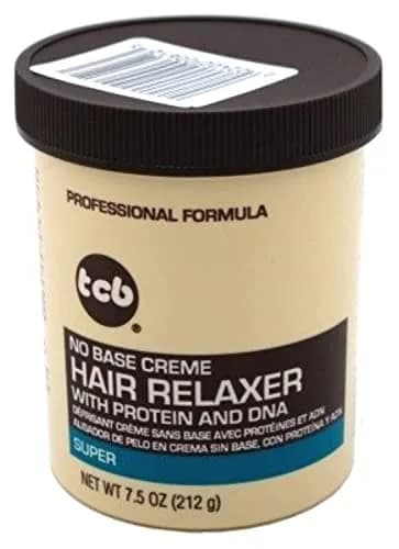 TCB No Base Creme Hair Relaxer Super 222ml (7.5 Fl Oz) | Professional Formula for Silky Smooth Hair thumbnail 1