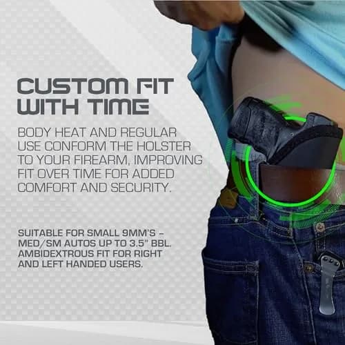 Sticky Holsters MD-3 Medium IWB Holster Compatible with 3.5"-4" Barrel | Secure, Ambidextrous Fit thumbnail 5
