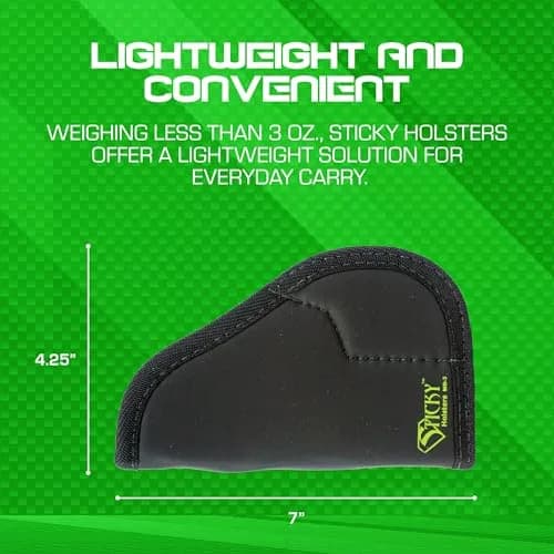 Sticky Holsters MD-3 Medium IWB Holster Compatible with 3.5"-4" Barrel | Secure, Ambidextrous Fit thumbnail 2