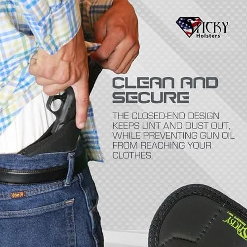 Sticky Holsters MD-3 Medium IWB Holster Compatible with 3.5"-4" Barrel | Secure, Ambidextrous Fit thumbnail 3