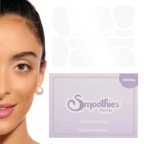 Smoothies Variety Wrinkle Patches for Face, 160 Ct | Clinically Tested for Younger Skin thumbnail 1