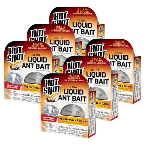 Hot Shot Ultra Liquid Ant Bait 4 Count | Kills Queen & Colony in 24 Hours thumbnail 1