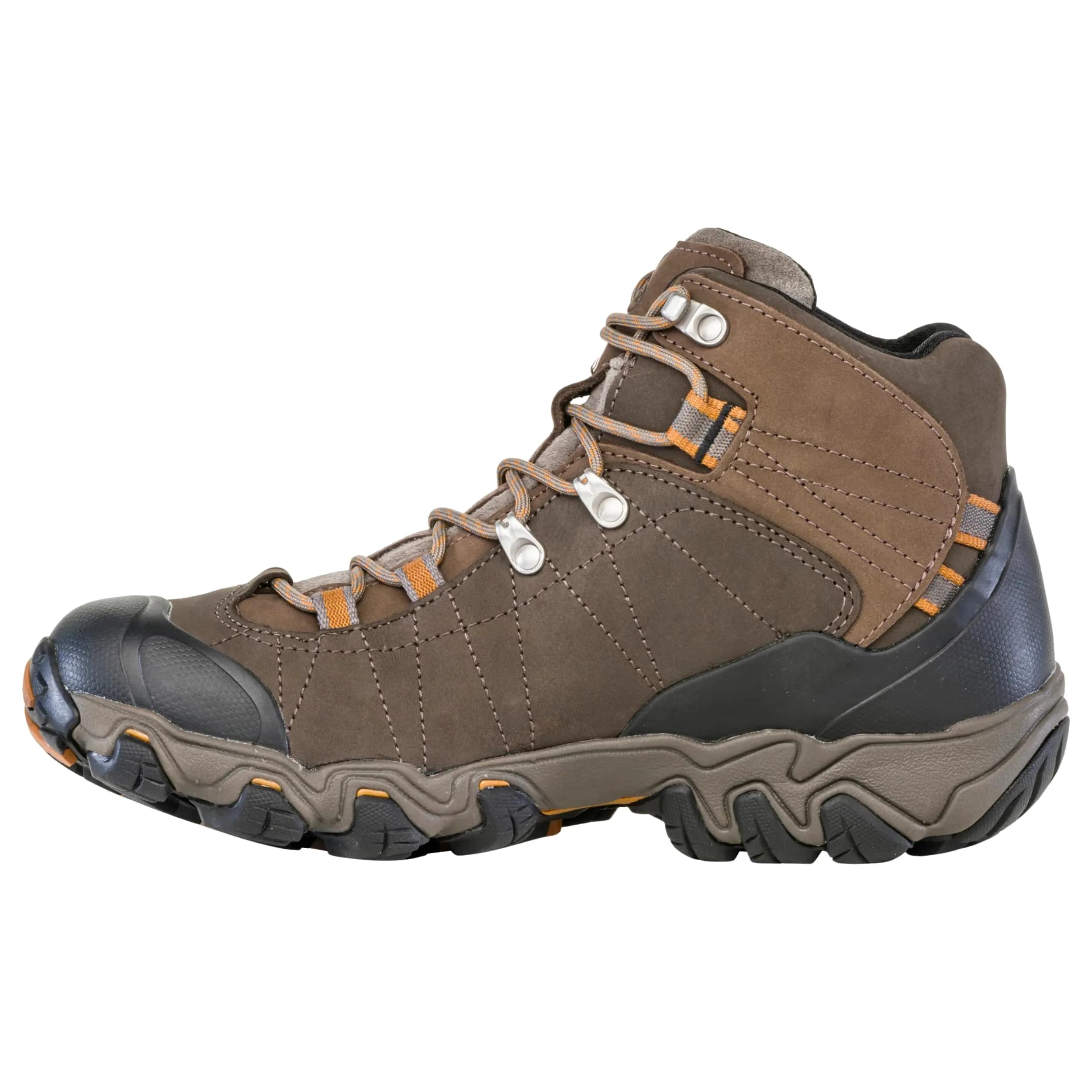 Oboz Bridger Mid B-DRY Waterproof Hiking Boots, Men’s 7.5 | Rugged Traction & Breathable Protection — Sudan / 7