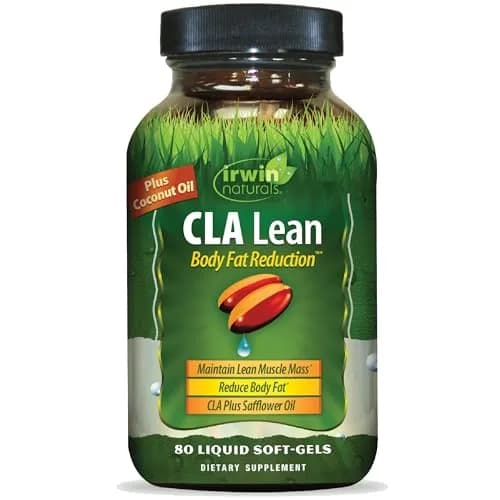 Irwin Naturals CLA Lean Body Fat Reduction 80 Softgels | Supports Fat Loss & Muscle Tone thumbnail 1
