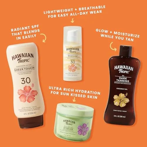 Hawaiian Tropic Weightless Hydration SPF 30 Face Sunscreen 50ml (1.7 Fl Oz) | Dermatologist-Tested for All Skin Types thumbnail 6