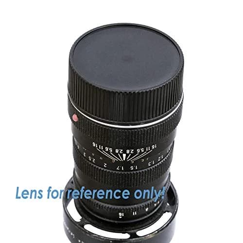 Fotasy Rear Lens Cap for Leica M Mount Lenses (3-Pack, Black) | Protects Against Scratches, Dust, and Fingerprints thumbnail 3