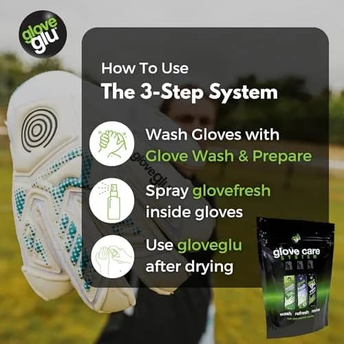 Glove Glu Goalkeeping Glove Care System Pack x 3 | 120ml (380g) Revive Pack thumbnail 8