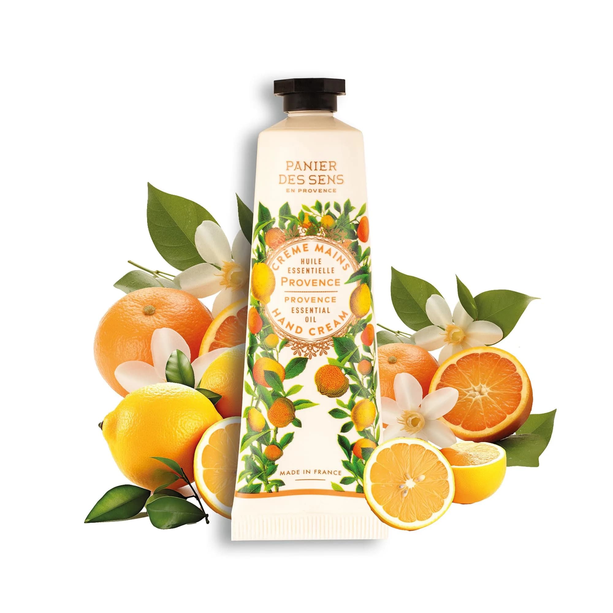 Panier des Sens Provence Citrus Hand Cream 29.57ml (1 Fl Oz) | 20% Shea Butter, Natural Ingredients — Provence