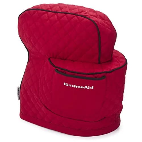 KitchenAid KSMCT1ER Fitted Stand Mixer Cover Empire Red 4.5L (15"x10"x15") | Protects Tilt-Head Stand Mixers thumbnail 1