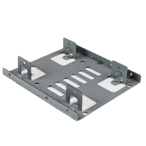 StarTech.com Dual 2.5in to 3.5in SATA Bracket Kit, TAA (BRACKET25X2) | Mounts Two 2.5in Drives in 3.5in Bay thumbnail 2