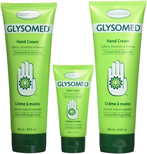 Glysomed Hand Cream Combo 3 Pack (2 X 250ml Large Tubes + 1 X 50ml Purse Size) | Intensive Hydration for Dry Hands thumbnail 1