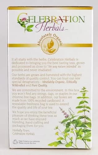 Celebration HERBALS Red Raspberry Leaf Tea Organic 24 Bag | Raspberry & Organic Herb for Pregnancy & Wellness thumbnail 6