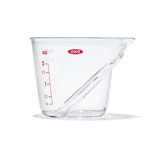 OXO Good Grips Mini Angled Measuring Cup 2 oz (59 ml) | Read Measurements From Above thumbnail 1