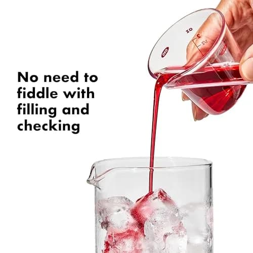OXO Good Grips Mini Angled Measuring Cup 2 oz (59 ml) | Read Measurements From Above thumbnail 3