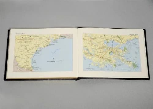 Graphic Image Genuine Leather Ship's Log/Journal, Blue 21.8 cm x 16.9 cm (8.78 x 6.75 inches) | Classic Style Notebook for Sea Voyages thumbnail 11