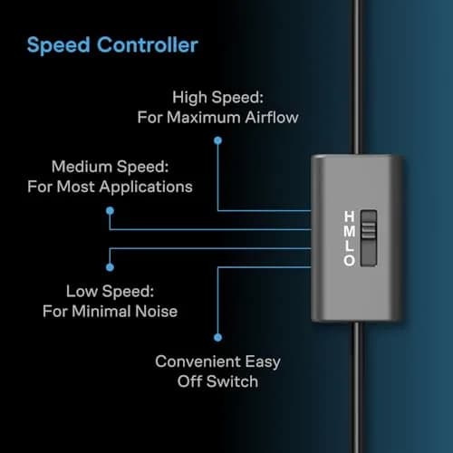 AC Infinity MULTIFAN S1 Quiet 80mm USB Fan | UL-Certified for Electronics Cooling thumbnail 3