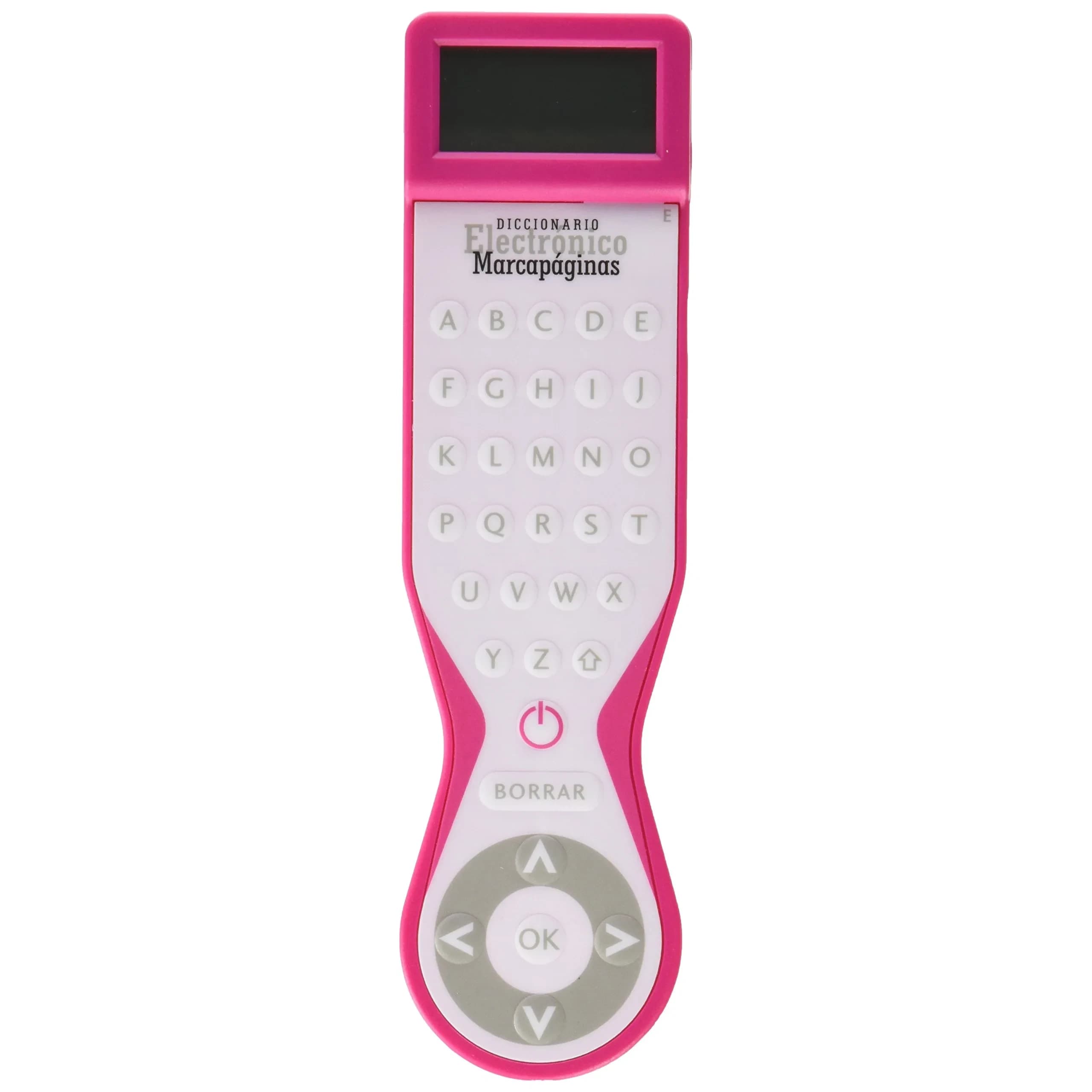 IF Electronic Dictionary Bookmark French Grey | 38,000 Word Definitions — Pink