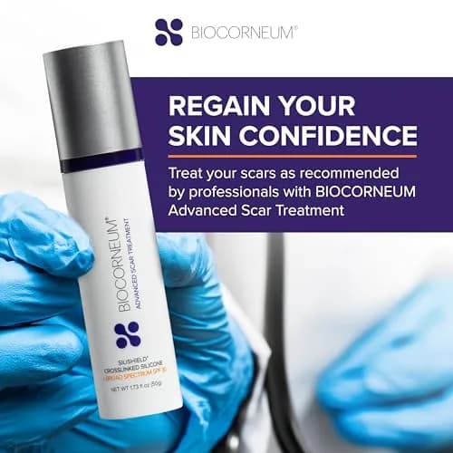 BIOCORNEUM Silicone Scar Gel with SPF 30, 10g (0.35 Fl Oz) | Advanced Scar Treatment for Face & Body thumbnail 10