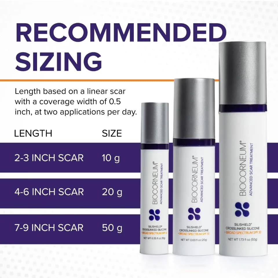BIOCORNEUM Silicone Scar Gel with SPF 30, 10g (0.35 Fl Oz) | Advanced Scar Treatment for Face & Body thumbnail 4