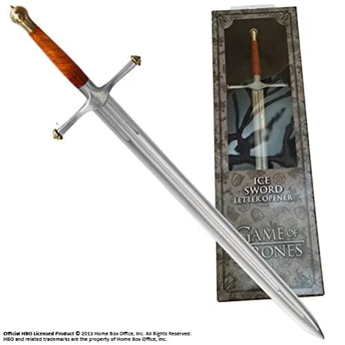The Noble Collection Game of Thrones - Ice Letter Opener | Diecast Metal Handle & Stainless Steel Blade | 9 Inches thumbnail 2