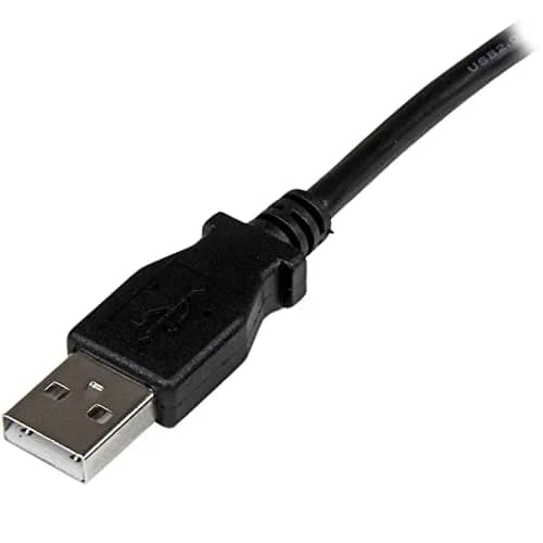 StarTech.com USB 2.0 A to Right-Angle B Cable 3m (10ft) | Connect Hard-to-Reach Peripherals thumbnail 4