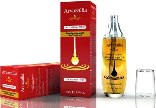 Arvazallia Argan Oil for Hair Treatment & Conditioner 3.4 Fl Oz | Nourishing, Repairing & Hydrating for All Hair Types thumbnail 3