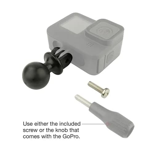 RAM MOUNTS Action Camera Ball Adapter for GoPro Mounts, B Size Ball (1 inch / 2.54 cm) | Connects to RAM B Size Arms thumbnail 2