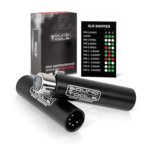 Sound Tools 5-Pin DMX Sniffer/Sender Cable Tester | Compact Tool for Stage & Lighting Professionals thumbnail 1