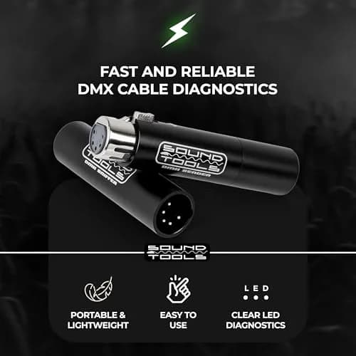 Sound Tools 5-Pin DMX Sniffer/Sender Cable Tester | Compact Tool for Stage & Lighting Professionals thumbnail 2