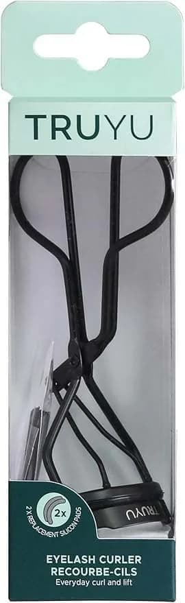 Truyu Black Eyelash Curler with 2 Silicone Replacement Pads | No Pinching, Longer Looking Lashes thumbnail 3