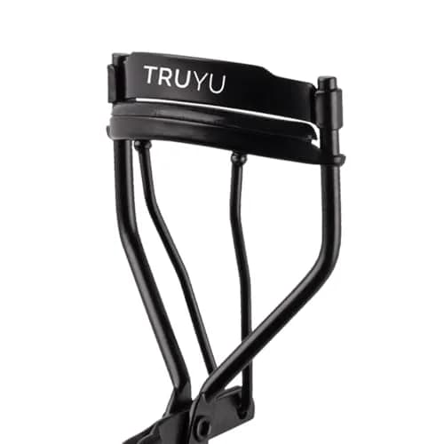 Truyu Black Eyelash Curler with 2 Silicone Replacement Pads | No Pinching, Longer Looking Lashes thumbnail 4