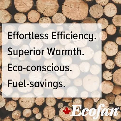 Ecofan AirMax Heat Powered Stove Fan — 175 CFM Black | Circulates Warm Air Efficiently & Reduces Fuel Cost thumbnail 5