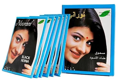 Noorani Black Henna 6 Pack | Natural Grey & Fashion Shades, Herbal Paste (60g each) thumbnail 1