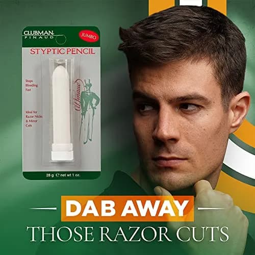 Clubman Jumbo Styptic Pencil | Stops & Seals Razor Nicks Instantly, 1 oz thumbnail 3