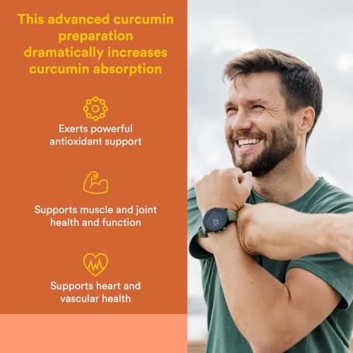 Natural Factors CurcuminRich Double Strength Theracurmin, 60 Capsules | High-Absorption Curcumin for Joint & Heart Support thumbnail 2