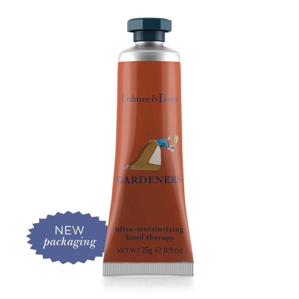 Crabtree & Evelyn Hand Cream Therapy Summer Hill 3.5 oz | Nourishing, Hydrating & Luxurious — 0.9 oz