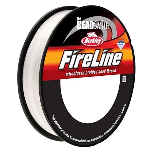 The Beadsmith Fireline Braided Thread 125 yards | High Tensile Strength for Jewelry & Beadwork thumbnail 1
