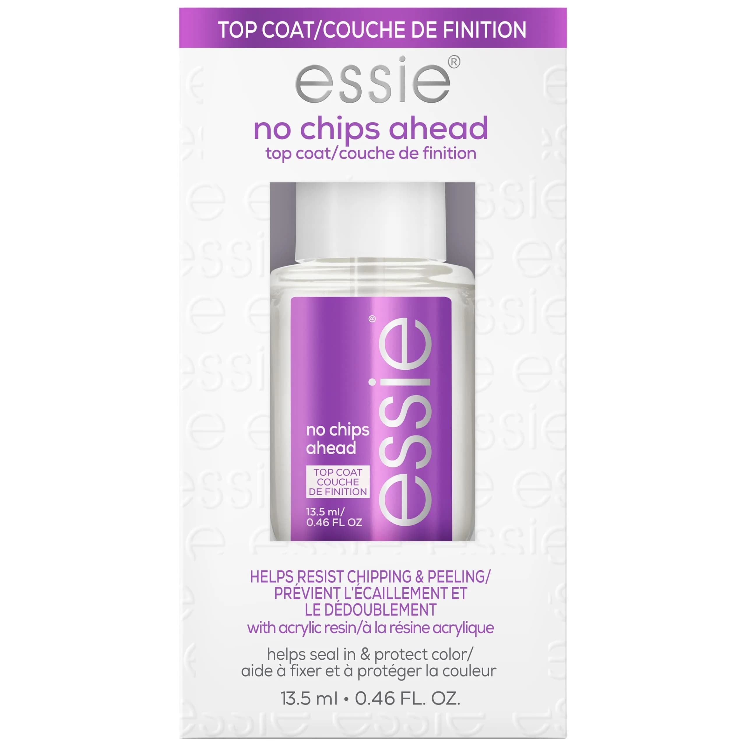 essie Gel Setter Top Coat Nail Polish 13ml (0.46 fl oz) | Gel-Like Finish & Chip Resistance — No Chips Ahead Top Coat / TOP COAT