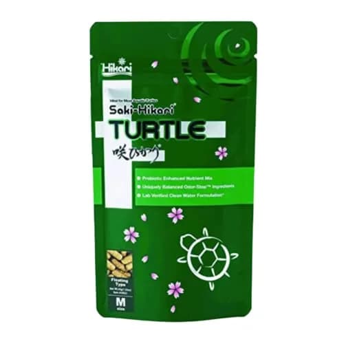 Hikari Saki Turtle Food Seafood Flavor Pellets 567 g (20 oz) | Probiotic-Enhanced Waste Decomposition thumbnail 1