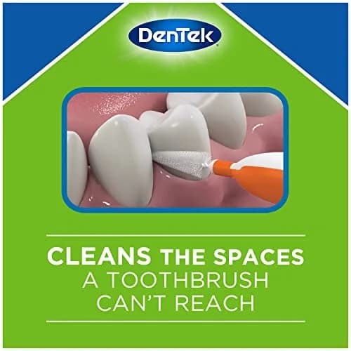 DenTek Easy Brush Interdental Cleaners 16 Count (Pack of 3) | Plaque Control & Oral Hygiene thumbnail 4