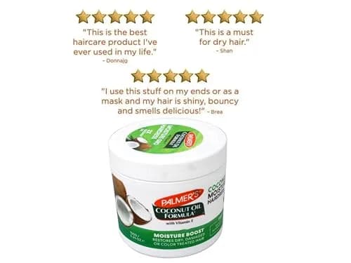 Palmer's Coconut Oil Moisture Gro Hairdress Jar 155ml (5.25 oz) (Pack of 3) | Deep Moisture for Dry, Damaged, Curly, Frizzy Hair thumbnail 6