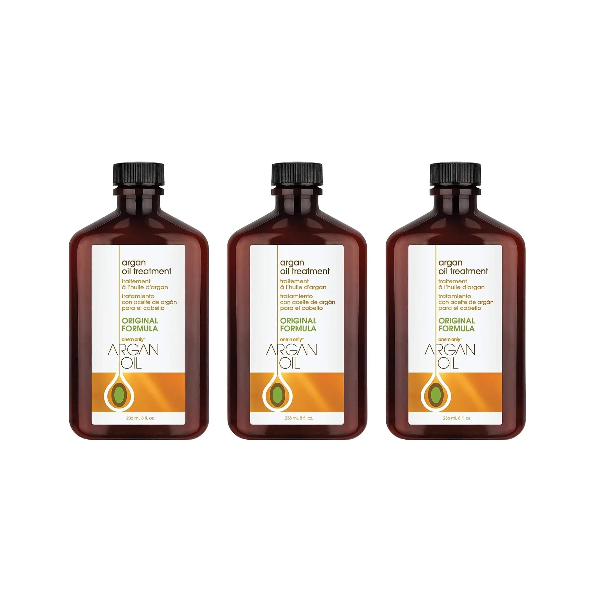 One 'N Only Argan Oil Hair Treatment 100 ml (3.4 Fl Oz) | Shine Enhancing, Heat Protectant & Frizz Control — 8 Fl Oz