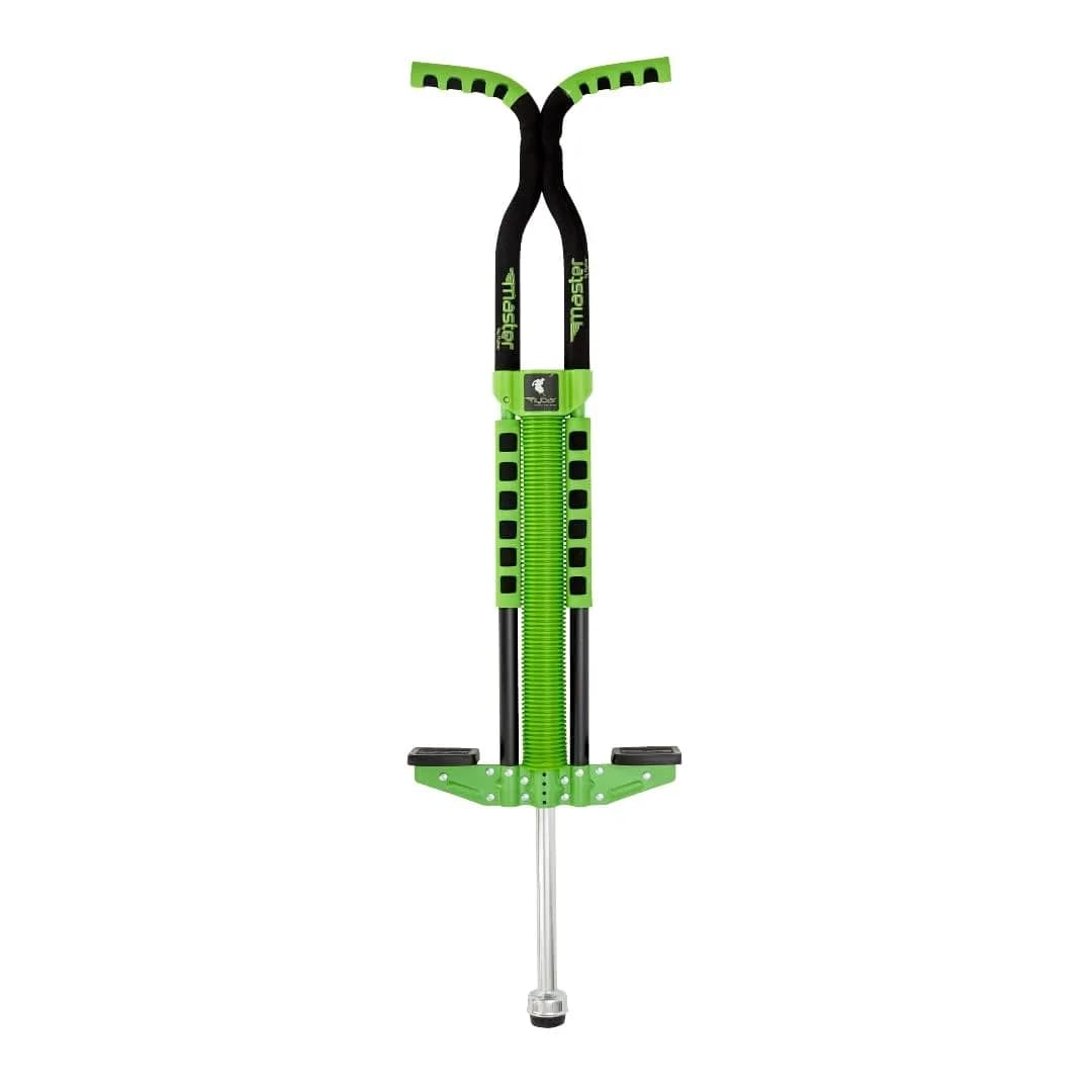 Flybar Master Pogo Stick for Kids Ages 9+, 80–160 lbs | ASTM-Tested for Active Play — Green