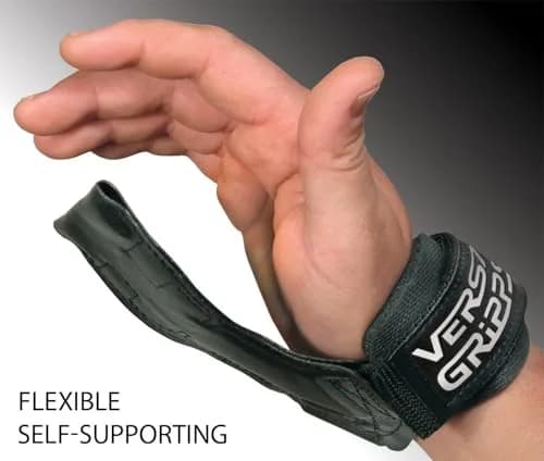 Versa Gripps PRO Wrist Straps M/L 16cm (6.3in) | USA-Made Weightlifting Grip Support thumbnail 6