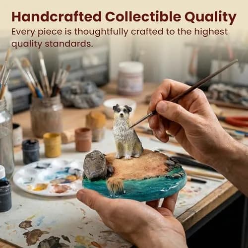 Conversation Concepts Dachshund Miniature Dog Figurine - Black & Tan | Handcrafted Collectible Decor thumbnail 5