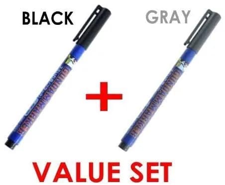 Gundam Gm01 Black Fine Line & Gm02 Gray Fine Line Value Set | Precise Drawing Pens for Art & Craft thumbnail 3
