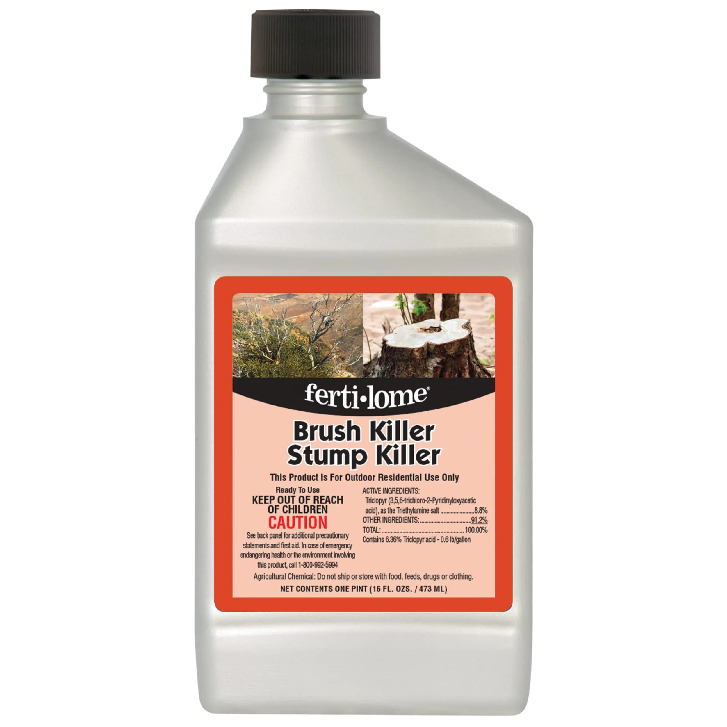 Fertilome Brush Killer & Stump Killer 16 oz (473ml) | Woody Plant Control for Non-Crop Areas
