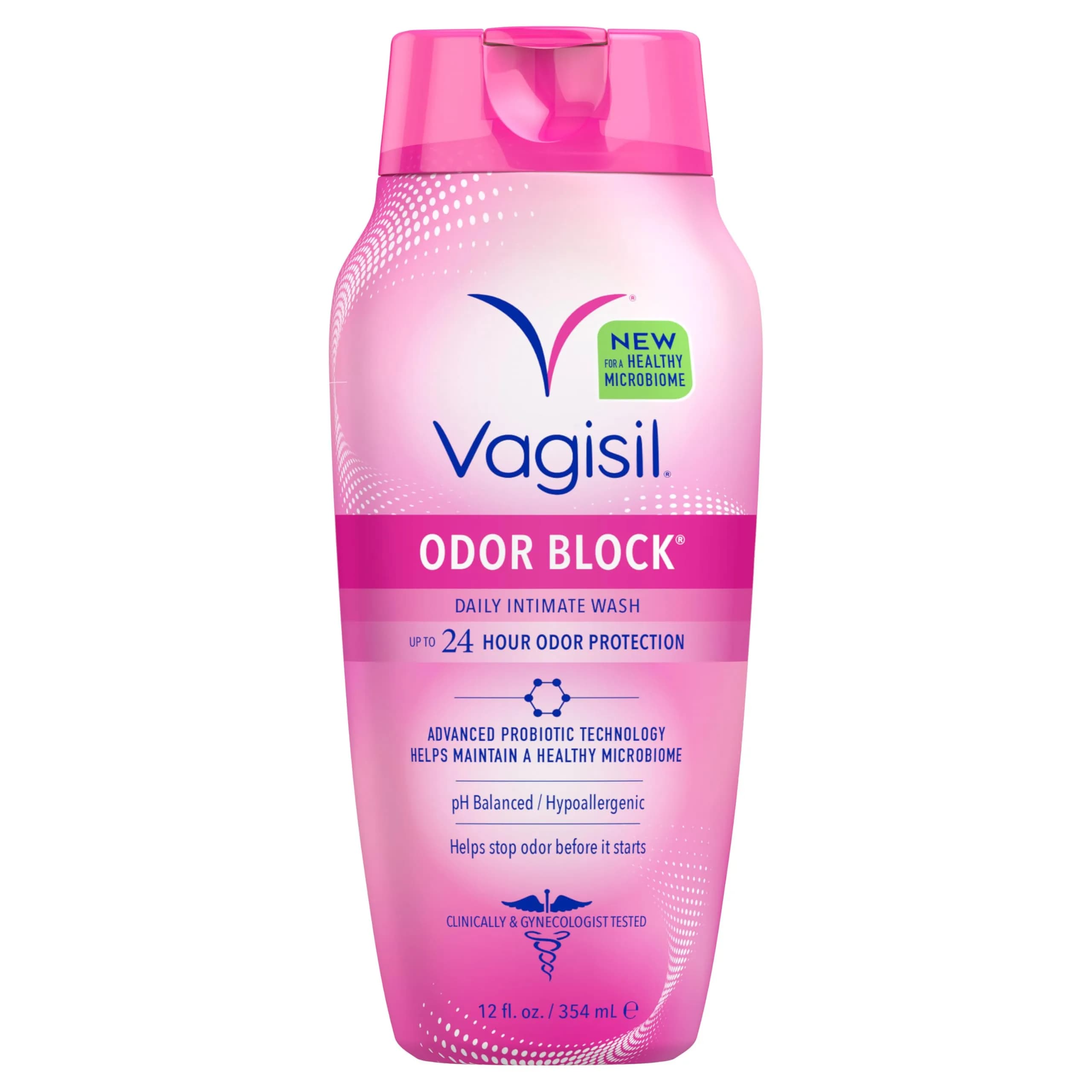 Vagisil Odor Block Feminine Wash for Intimate Area Hygiene 355ml (12 Fl Oz) | Gynecologist Tested